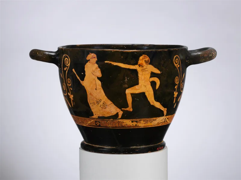 Terracotta Skyphos (Deep Drinking Cup) Met 