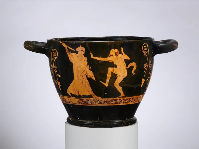 Terracotta Skyphos (Deep Drinking Cup) Met 