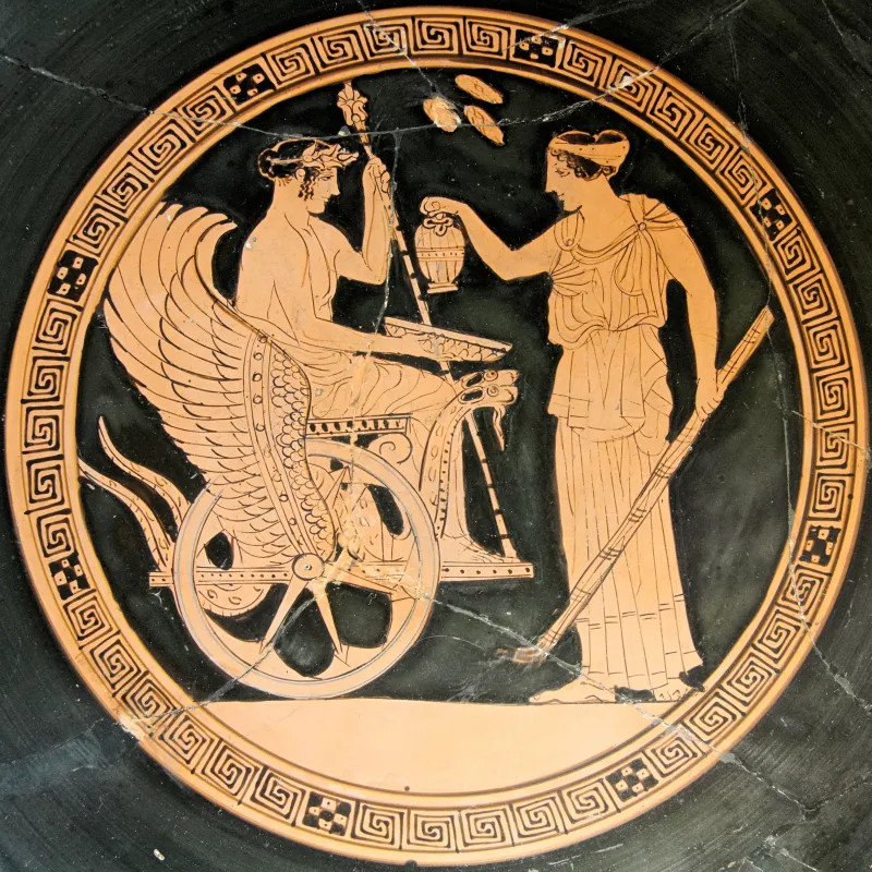 Triptolemos Kore Louvre G452 