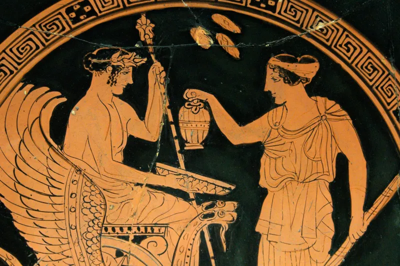 Triptolemos Kore Louvre 