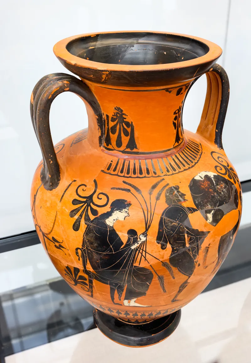 Acheloos Painter - Abv 383 12 - Sisyphos With Persephone And Hades - München As 1549 - 