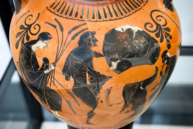 Acheloos Painter - Abv 383 12 - Sisyphos With Persephone And Hades - München As 1549 - 