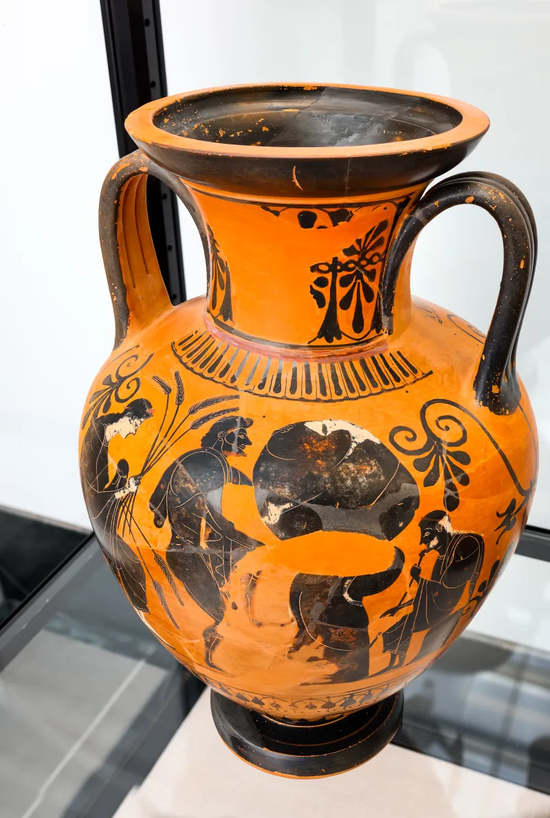 Acheloos Painter - Abv 383 12 - Sisyphos With Persephone And Hades - München As 1549 - 