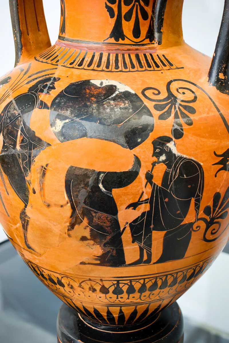 Acheloos Painter - Abv 383 12 - Sisyphos With Persephone And Hades - München As 1549 - 