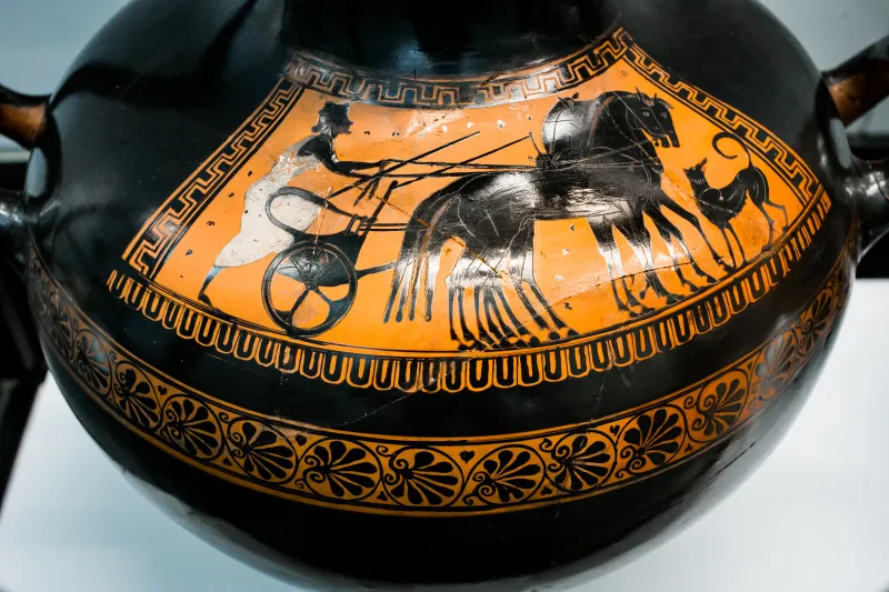 Manner Of The Acheloos Painter - Abv 386 16 - Charioteer Mounting Chariot - München As 1729 - 