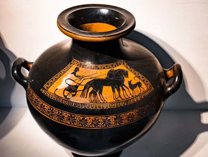 Manner Of The Acheloos Painter - Abv 386 16 - Charioteer Mounting Chariot - München As 1729 - 