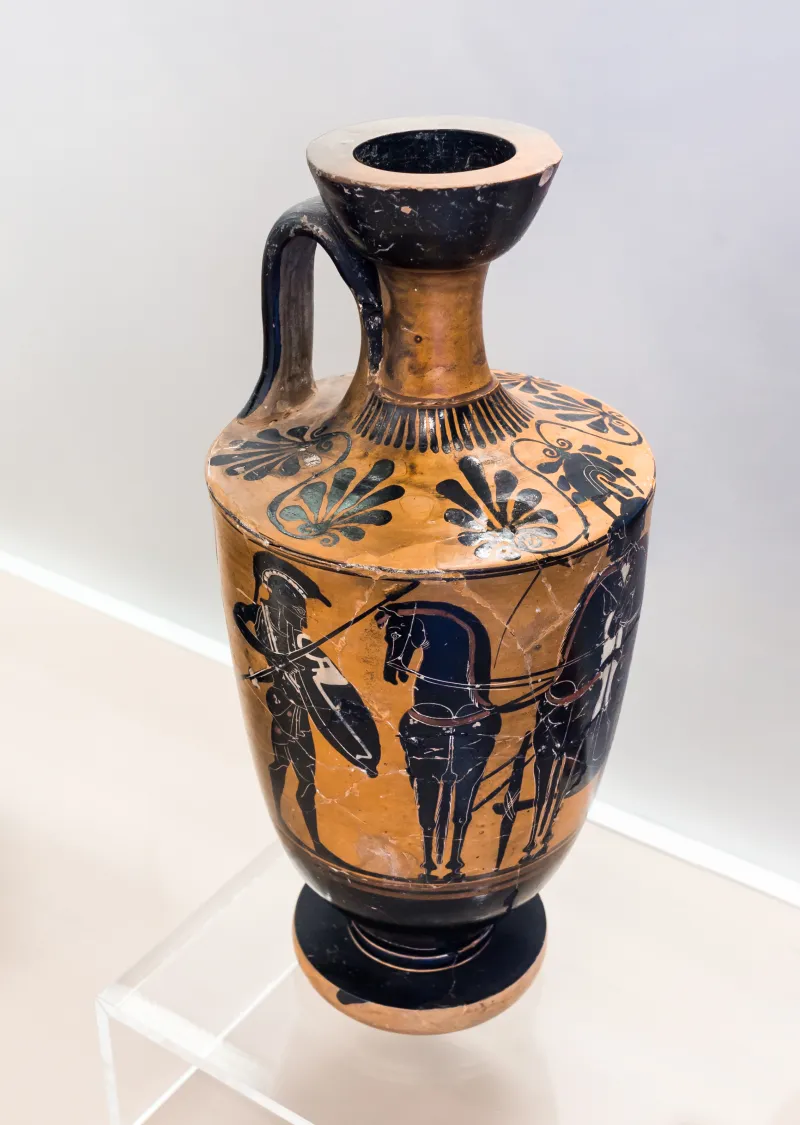Manner Of The Acheloos Painter - Abv Extra - Hoplites And Quadriga - Frankfurt Am Β 303 - 