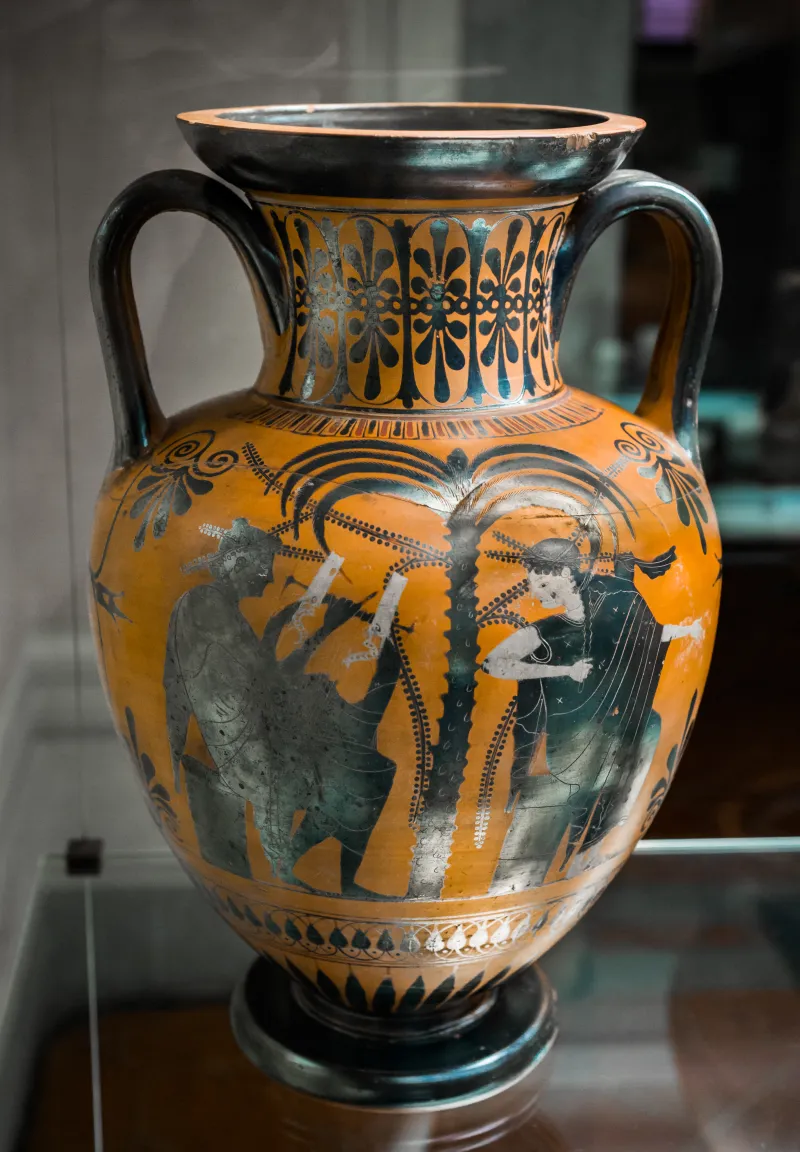 Recalling The Acheloos Painter - Abv 372 165 - Apollon And Artemis - Dionysos And Satyrs - Firenze Man 3857 - 
