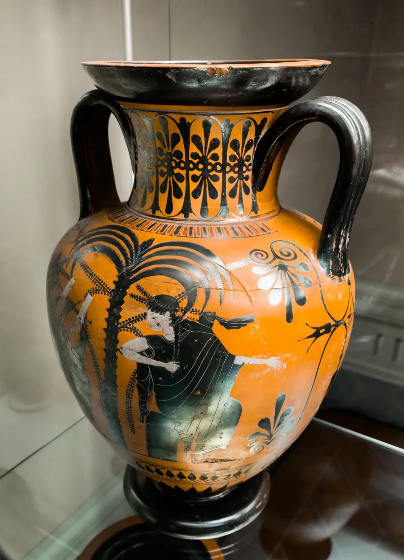 Recalling The Acheloos Painter - Abv 372 165 - Apollon And Artemis - Dionysos And Satyrs - Firenze Man 3857 - 