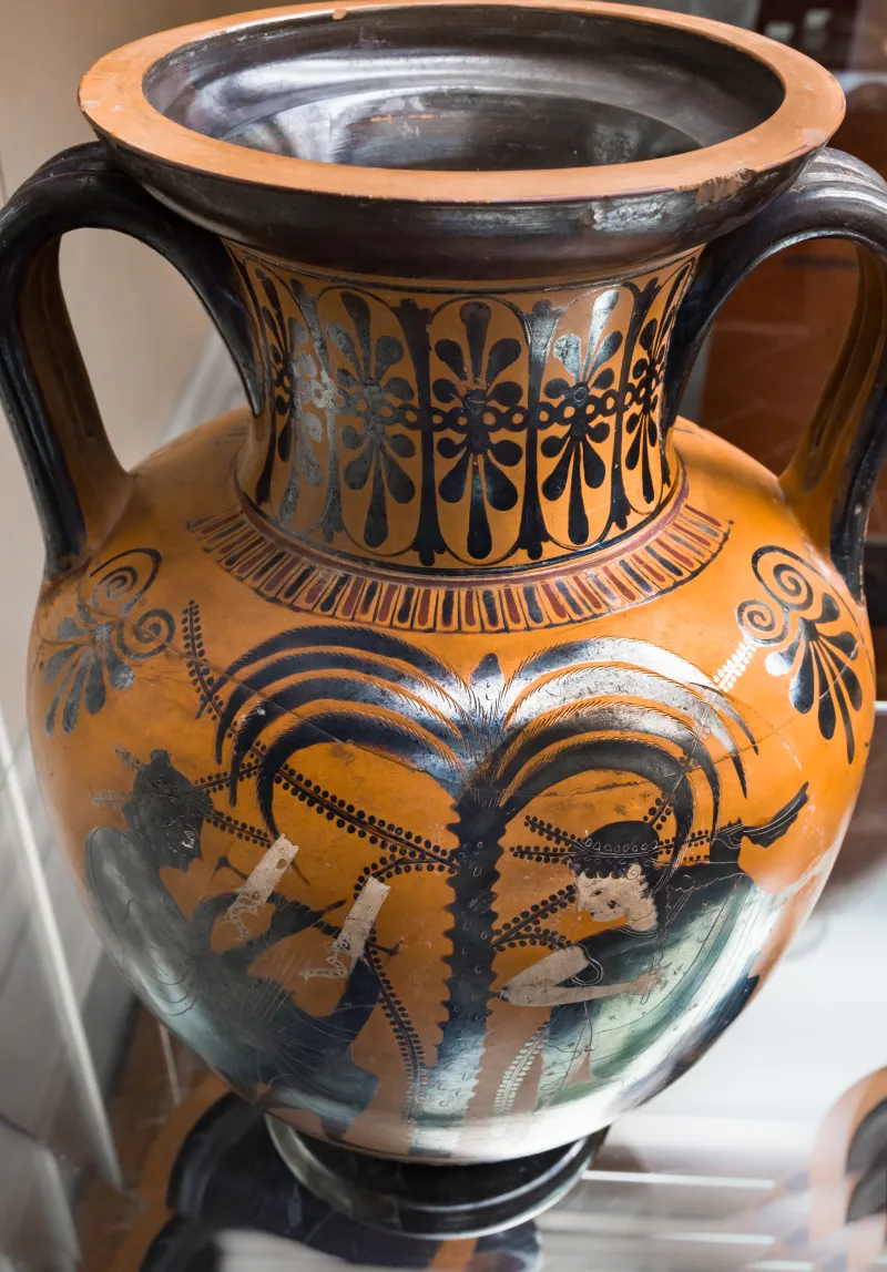 Recalling The Acheloos Painter - Abv 372 165 - Apollon And Artemis - Dionysos And Satyrs - Firenze Man 3857 - 