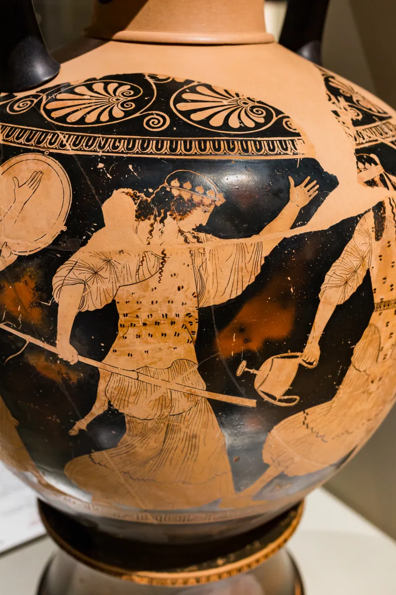 Achilles Painter - Arv 987 2 - Dionysos With Satyrs And Maenads - Paris Bnf Cabmed 357 - 