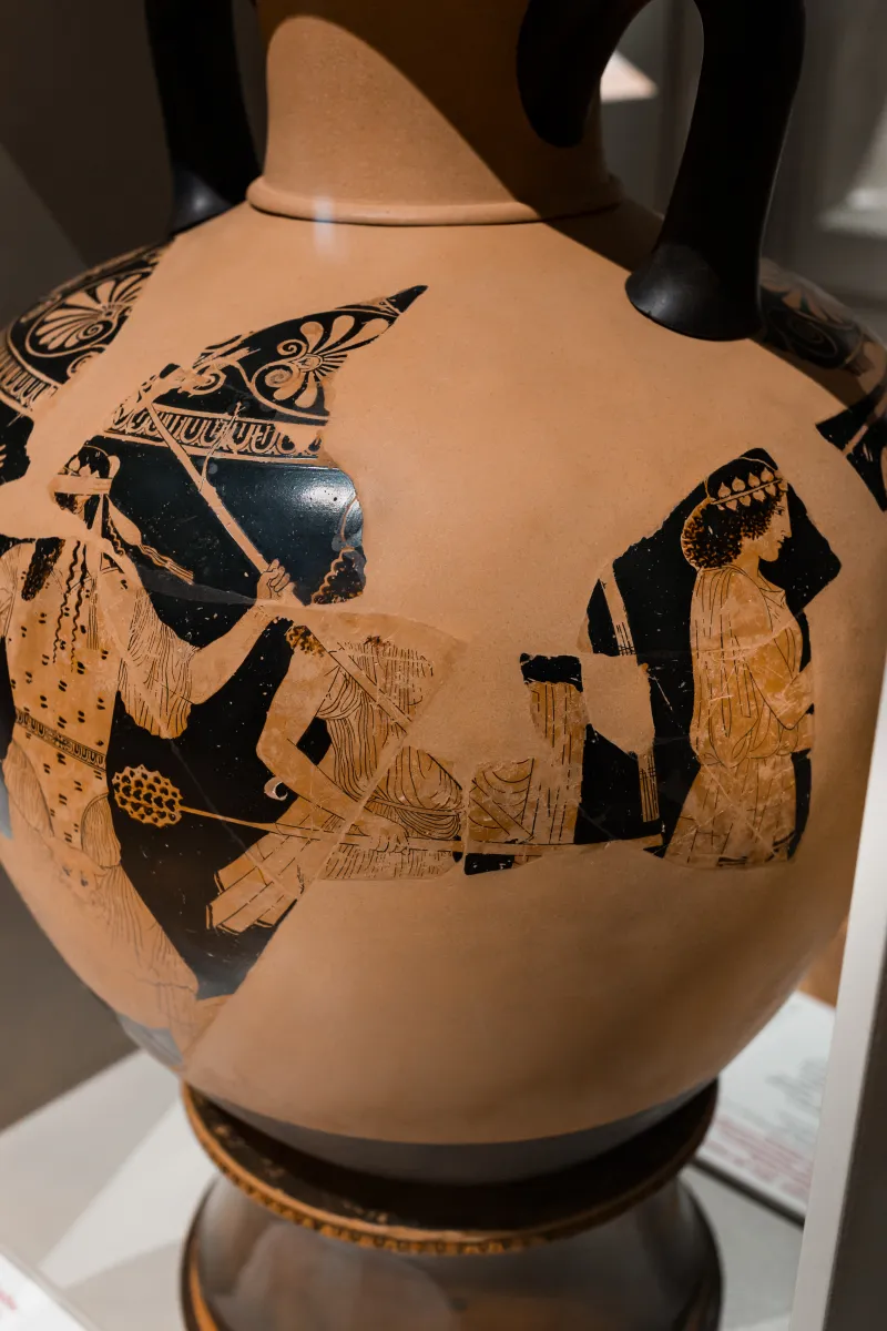 Achilles Painter - Arv 987 2 - Dionysos With Satyrs And Maenads - Paris Bnf Cabmed 357 - 