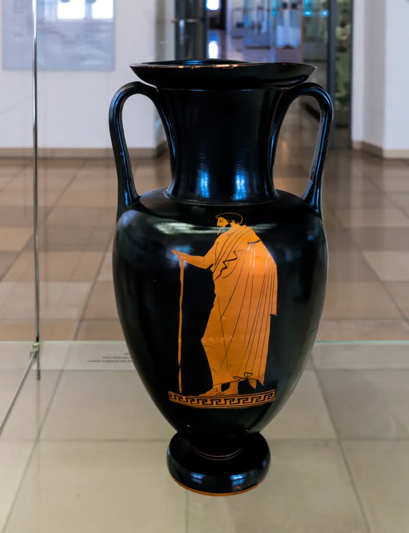 Achilles Painter Arv 990 41 Youth With Lyra And Boy - Bearded Man With Staff 