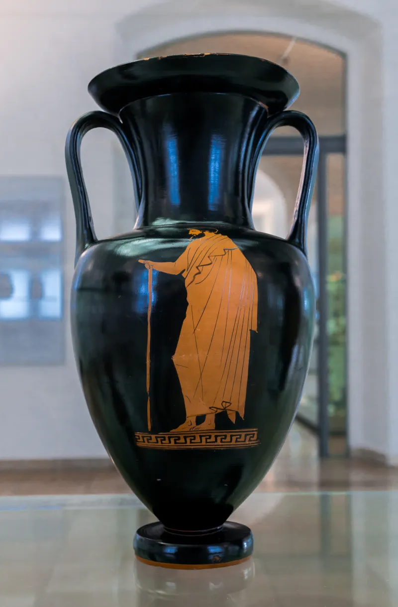 Achilles Painter Arv 990 41 Youth With Lyra And Boy - Bearded Man With Staff 