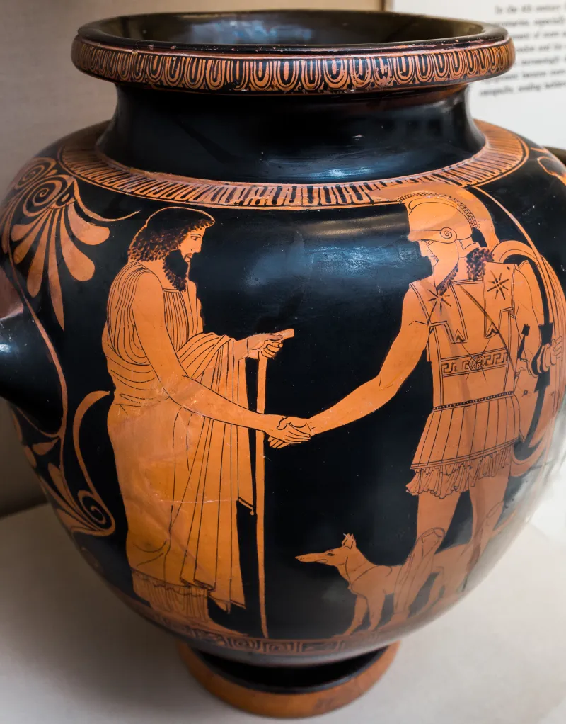 Achilles Painter Arv 992 65 Warrior Leaving Home 