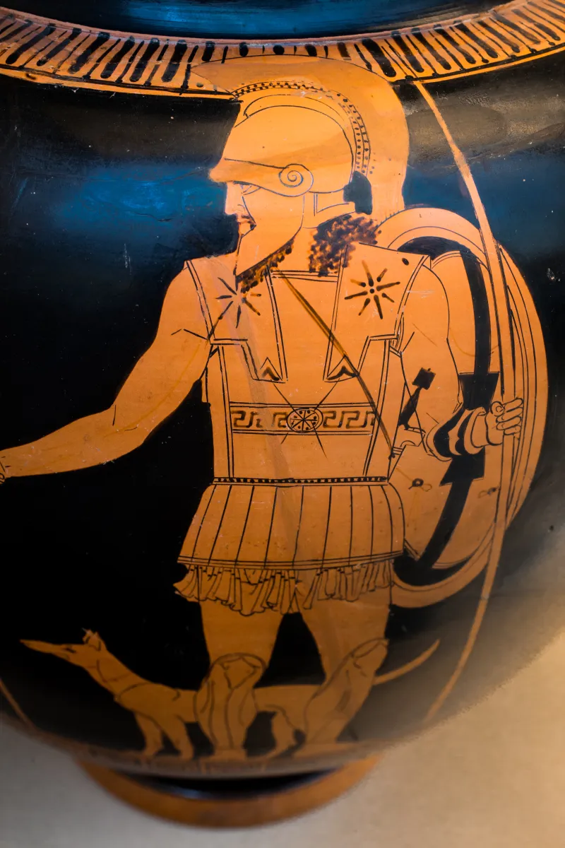 Achilles Painter Arv 992 65 Warrior Leaving Home 
