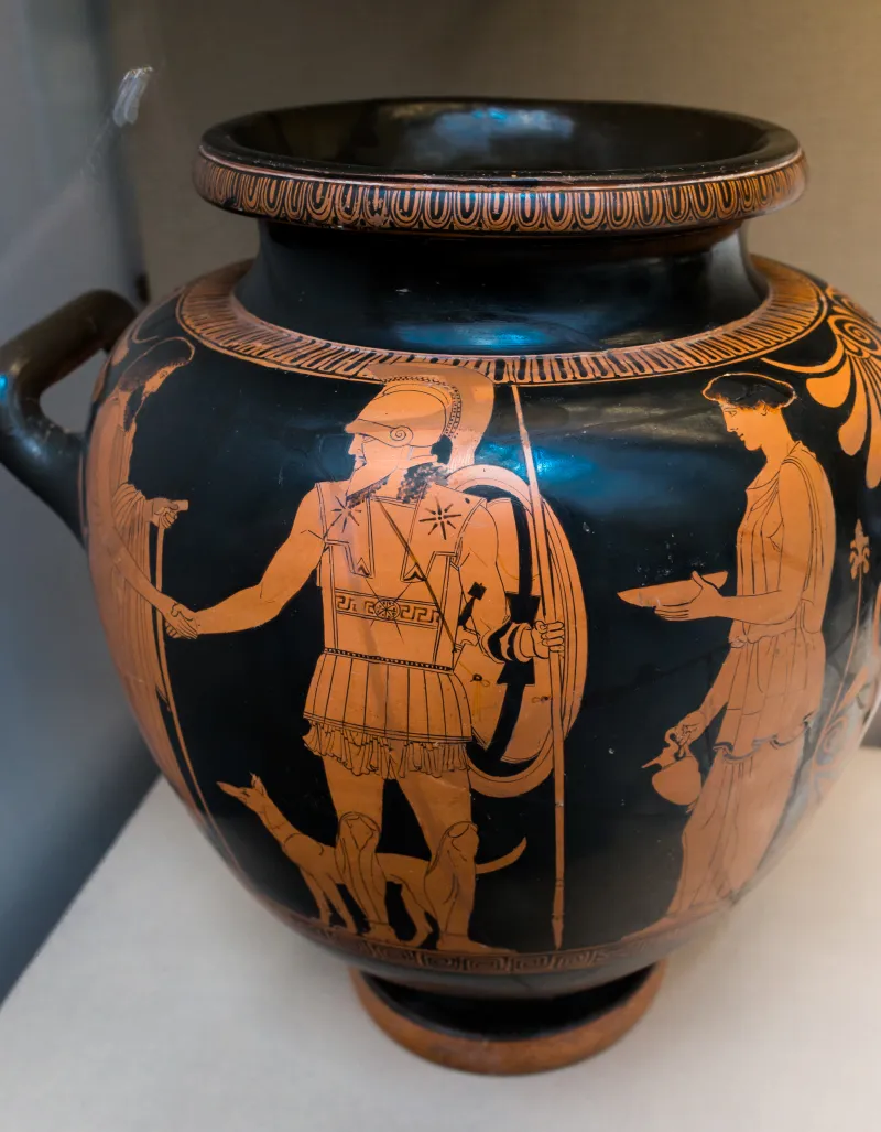 Achilles Painter Arv 992 65 Warrior Leaving Home 