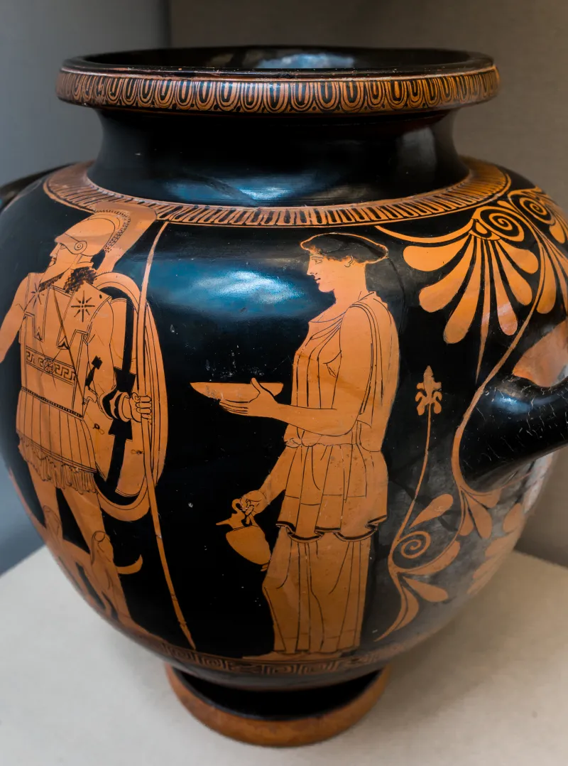 Achilles Painter Arv 992 65 Warrior Leaving Home 