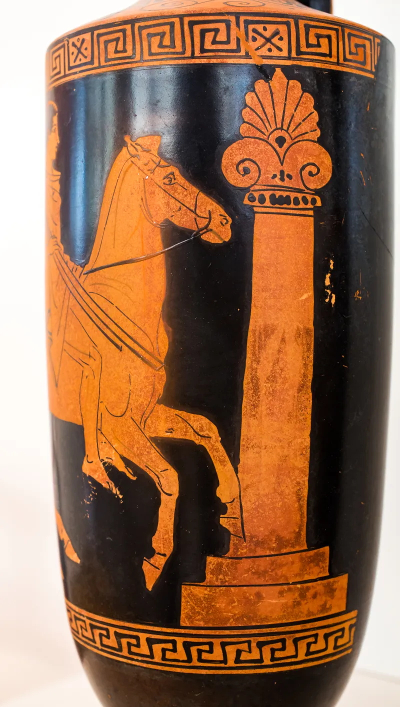 Achilles Painter - Arv 993 96 - Young Rider At Tomb Stele - Athens Nam 1293 - 
