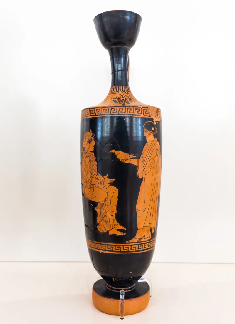 Achilles Painter - Arv 994 99 - Two Women With Bird - Athens Nam 12480 - 