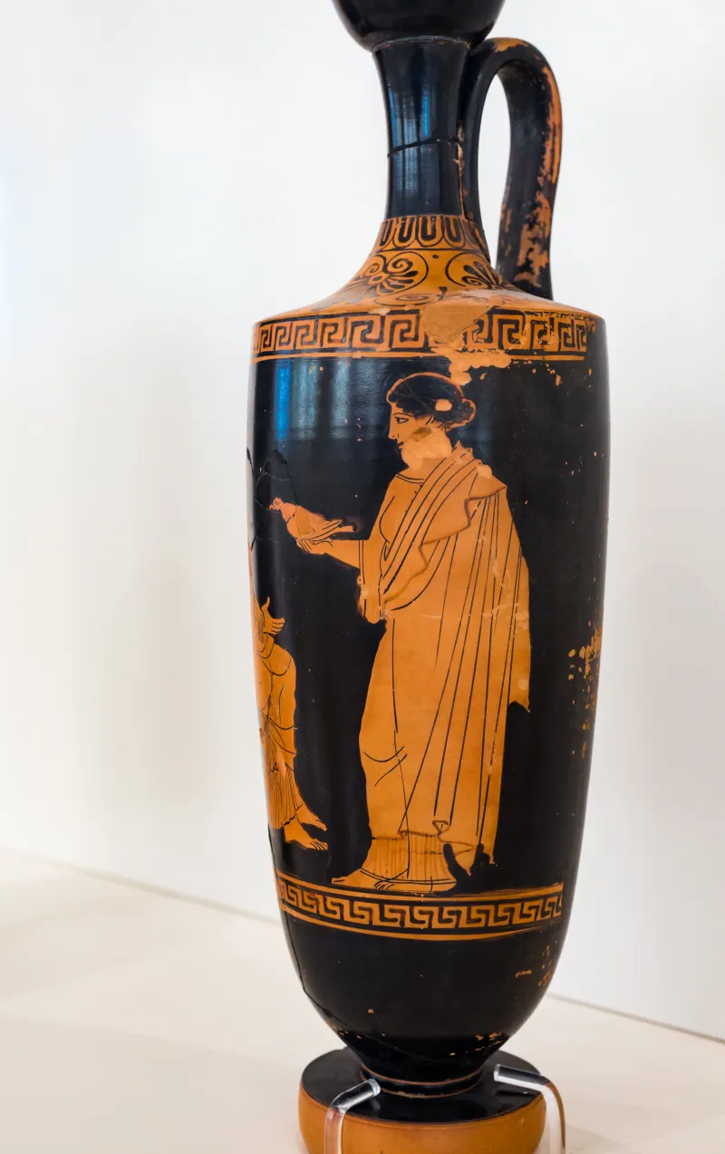 Achilles Painter - Arv 994 99 - Two Women With Bird - Athens Nam 12480 - 