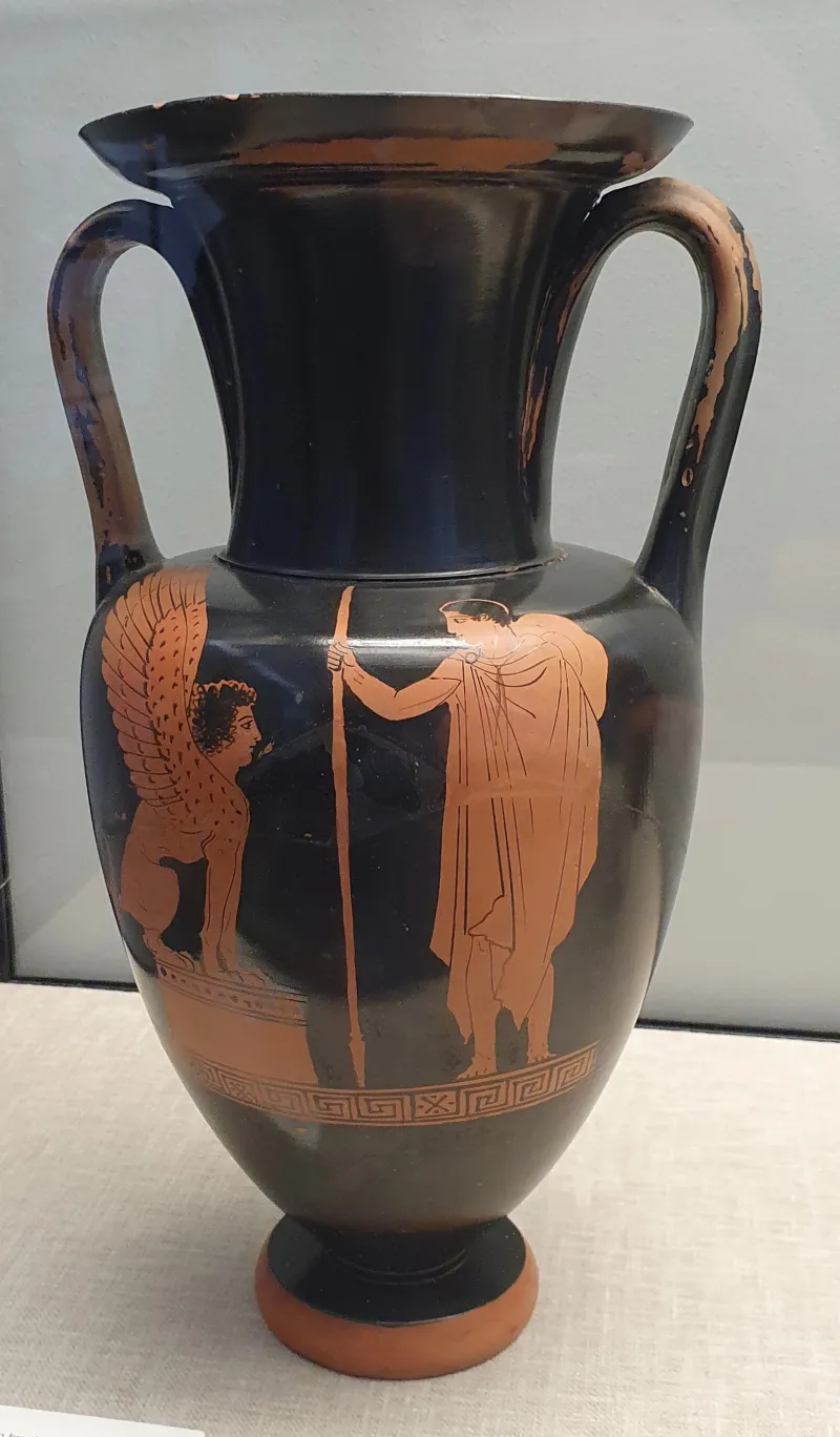 Oedipus And The Attic Red-Figure Amphora, 440–430 From 