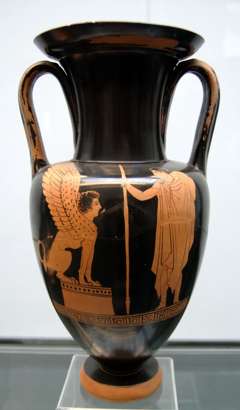 Oidipous Sphinx Staatliche Antikensammlungen 