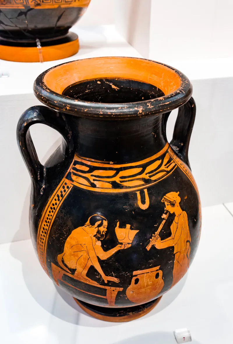 Agrigento Painter - Arv 578 80 - Satyr And Maenad - Youth And Boy - Athens Nam 1399 - 