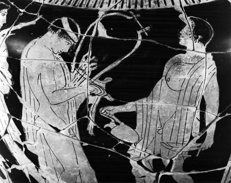 Agrigento Painter - Column-Krater With Komos - Walters 4871 - Side A 