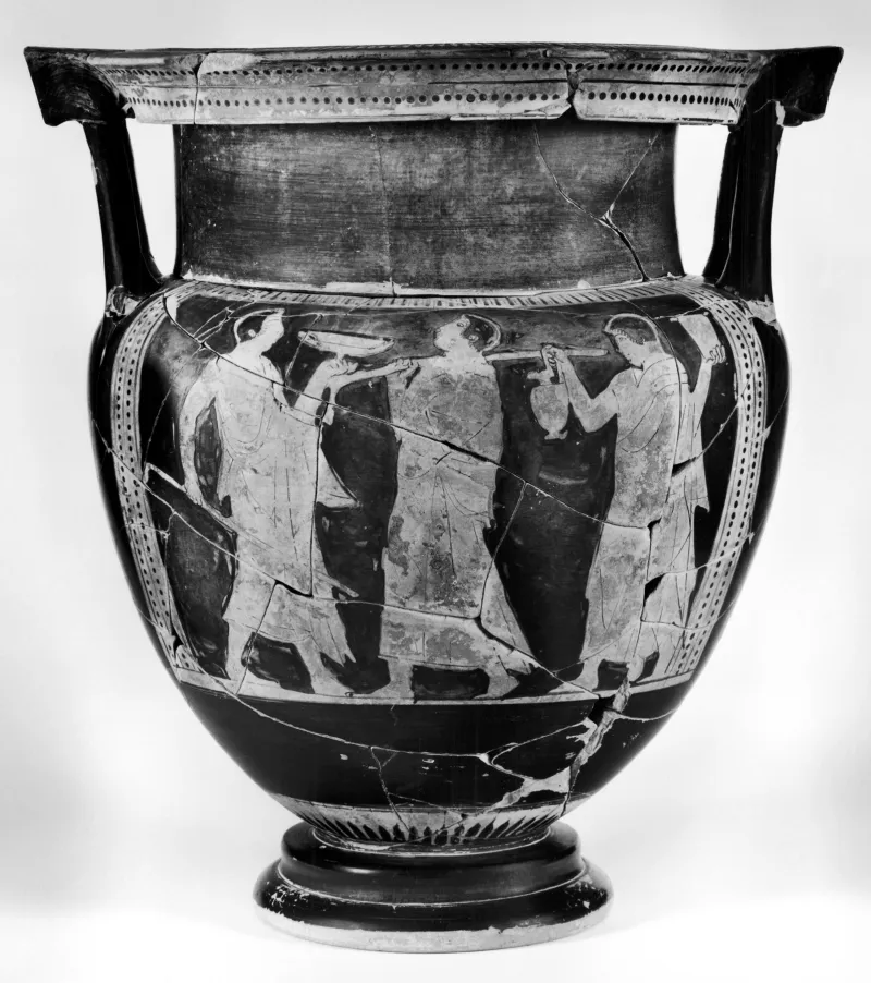 Agrigento Painter - Column-Krater With Komos - Walters 4871 - Side 