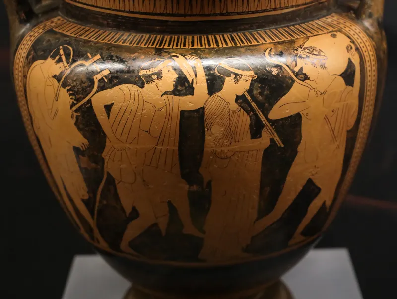 Pittore Di Agrigento Cratere Attico Con Scena Di Komos, 470-460 Ac 