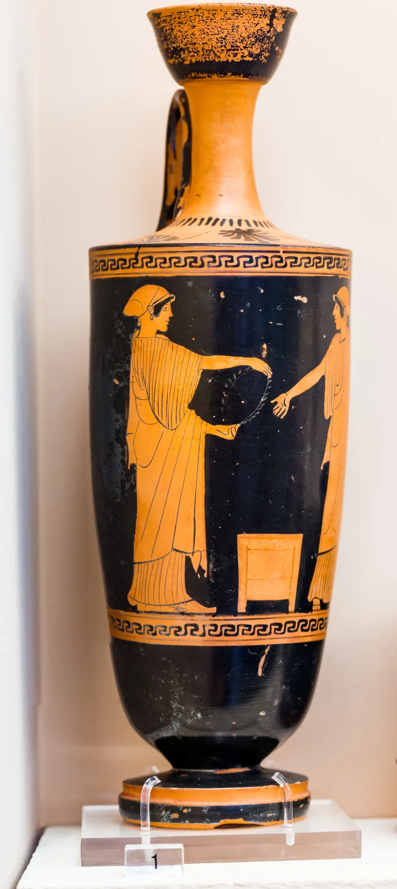 Aischines Painter - Arv 715 Extra - Two Women At Home - Athens Kerameikos Museum 995 - 