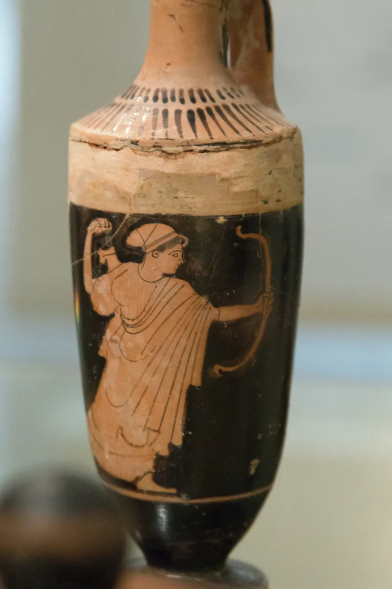 Artemis With A Bow, Aischines Painter, 460-450 Bc, Prague Nm-Hm10 767, 