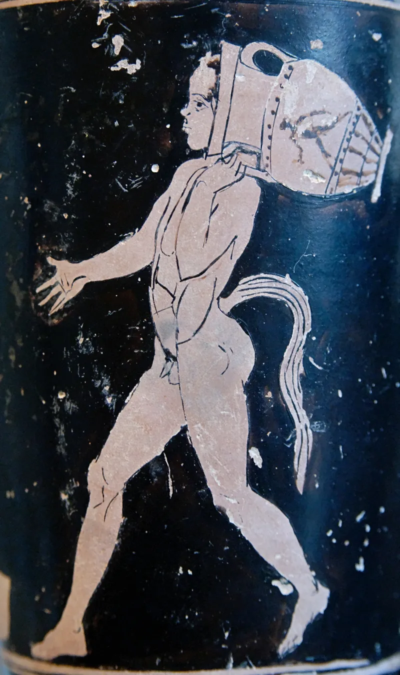 Satyr Amphora Louvre 