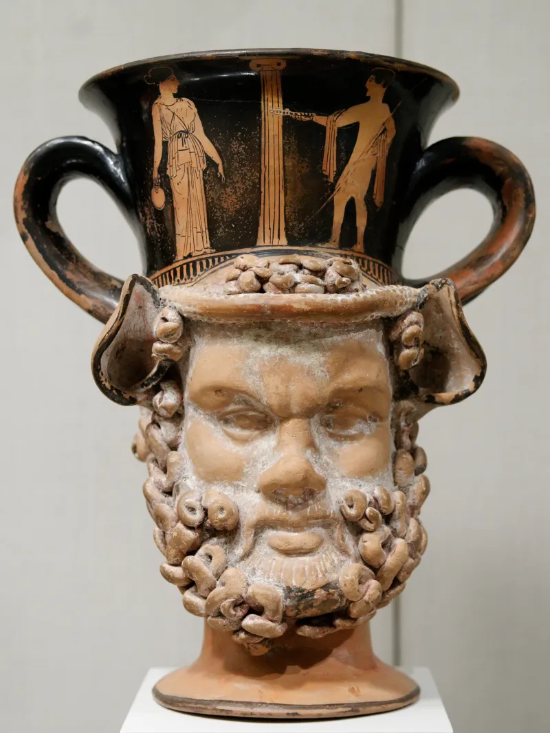 Satyr Kantharos Met 