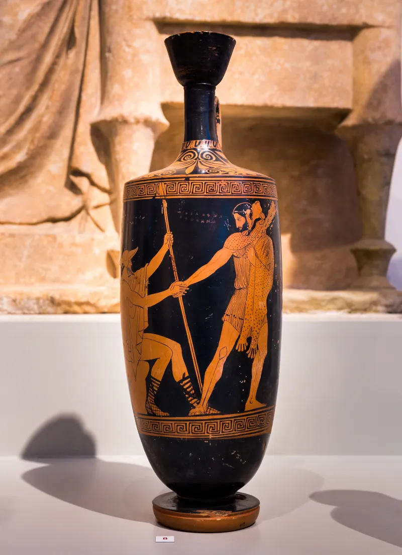 Alkimachos Painter Arv 532 57 Herakles And Peirithoos In 