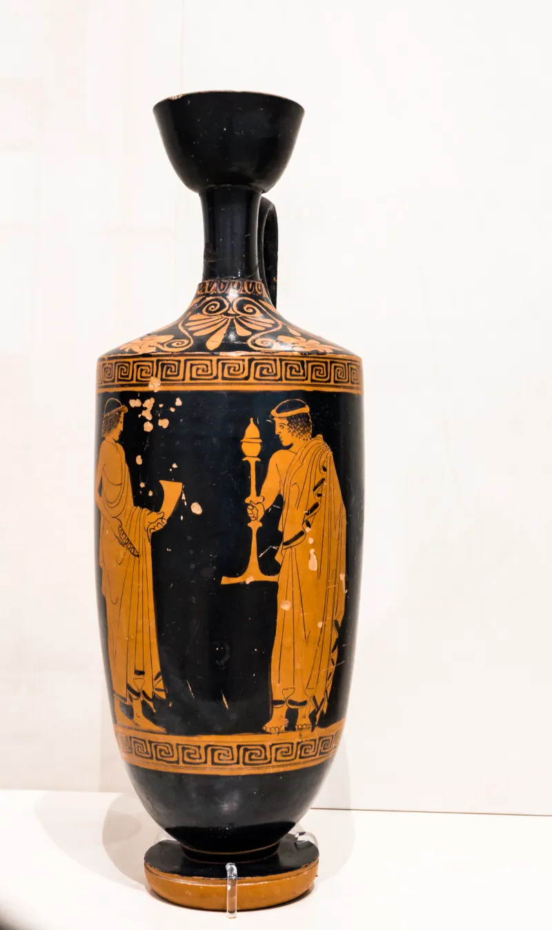 Recalling The Alkimachos Painter - Arv 1561 3 - Two Youths Preparing For Sacrifice - Athens Nam 1191 - 
