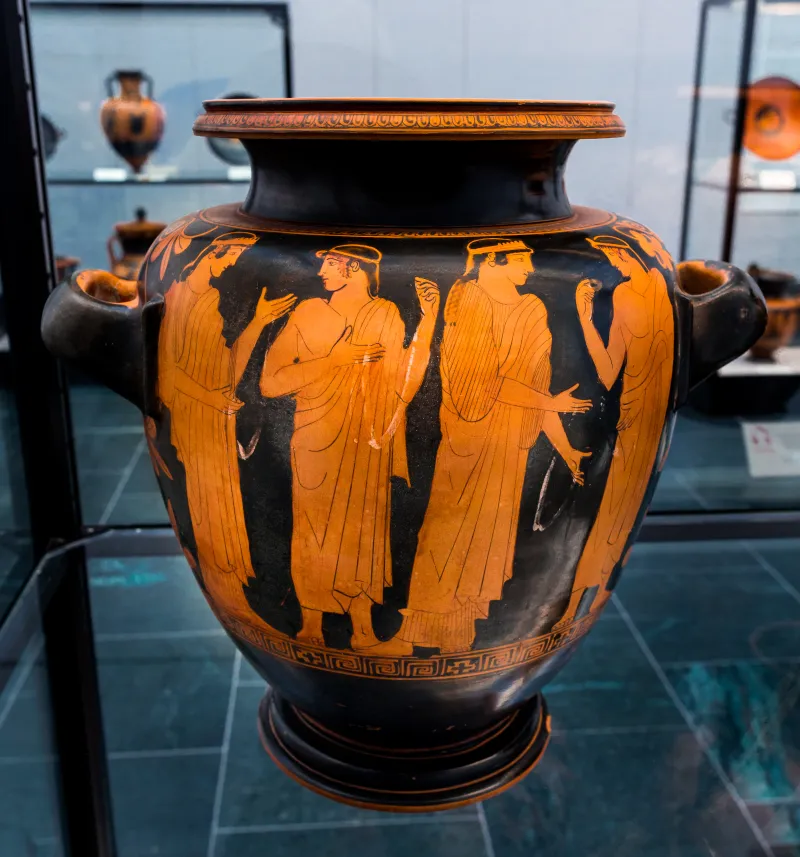 Altamura Painter Arv 593 44 Theseus And Minotauros 