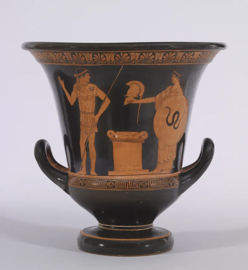 Altamura Painter - Red-Figure Calyx Krater - Walters 48262 - Side 