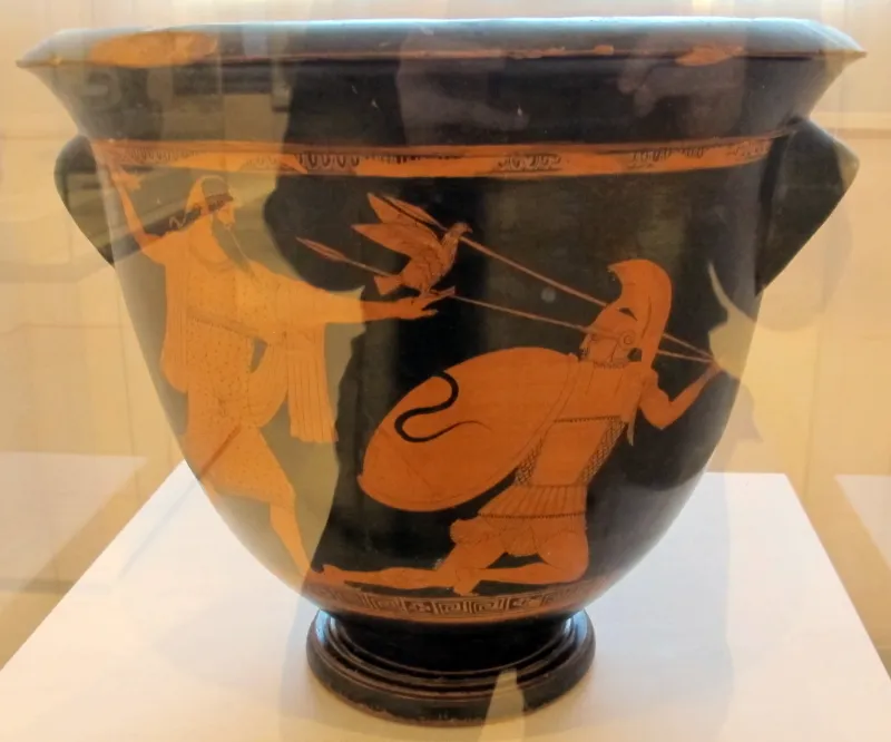 Pittore D'altamura, Cratere Con Scene Della Gigantomachia, 480-470 