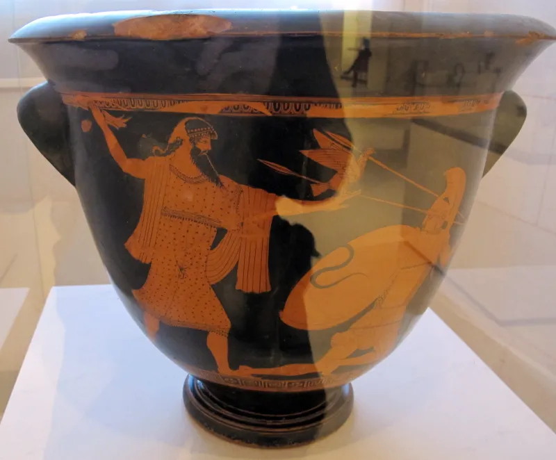 Pittore D'altamura, Cratere Con Scene Della Gigantomachia, 480-470 