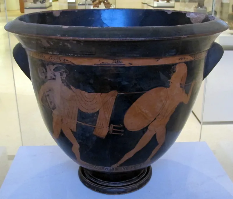 Pittore D'altamura, Cratere Con Scene Della Gigantomachia, 480-470 