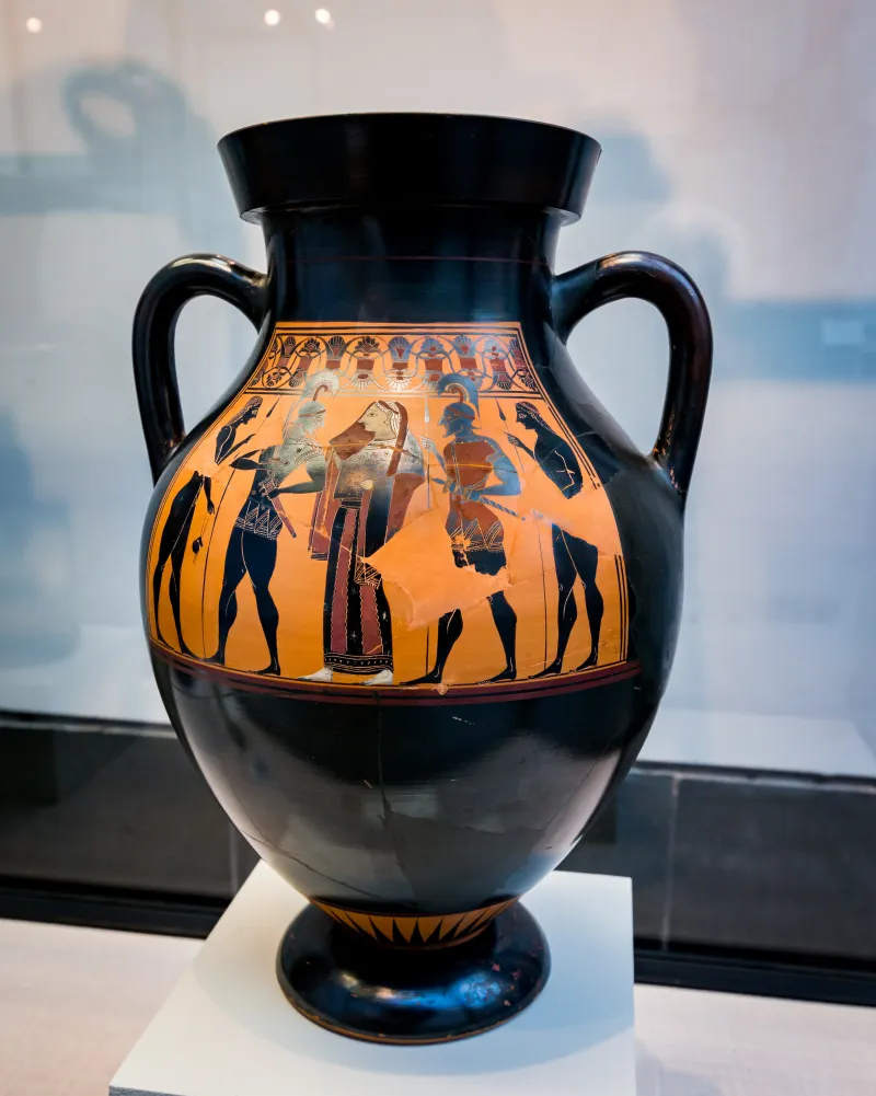Amasis Painter - Abv 151 Extra - Menelaos Recovering Helena - Dionysos With Youths - München As 1383 - 