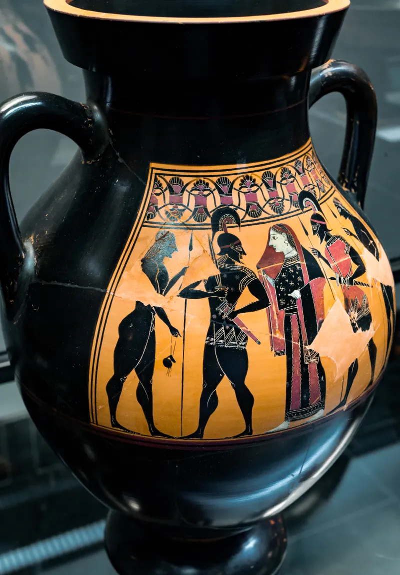 Amasis Painter - Abv 151 Extra - Menelaos Recovering Helena - Dionysos With Youths - München As 1383 - 