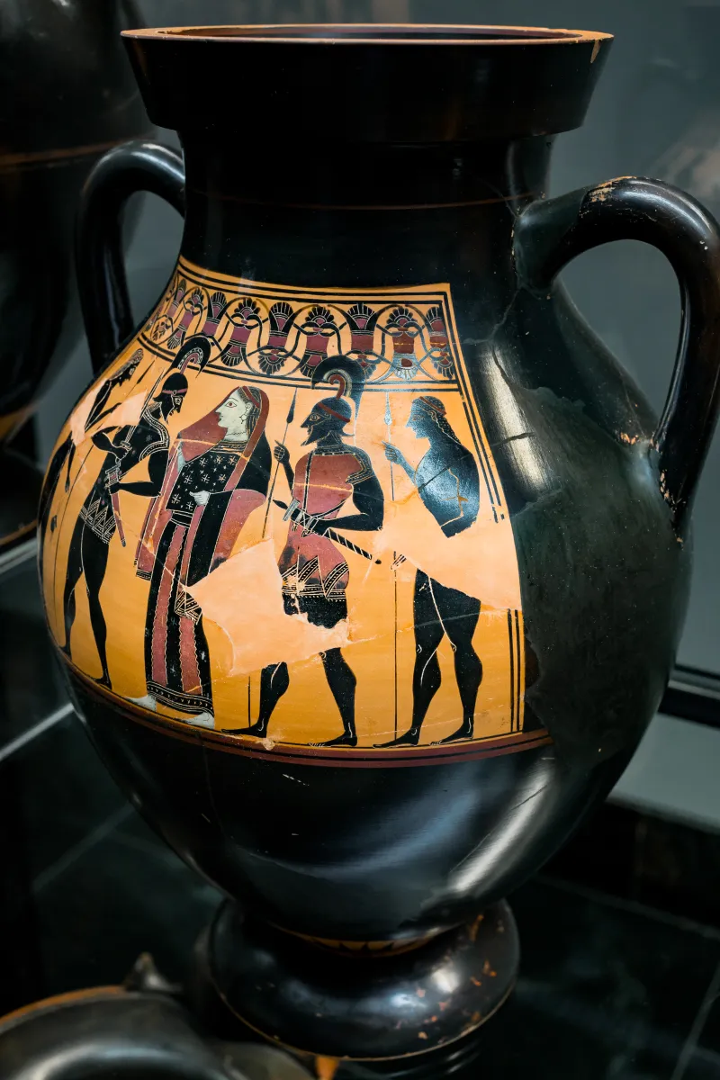 Amasis Painter - Abv 151 Extra - Menelaos Recovering Helena - Dionysos With Youths - München As 1383 - 