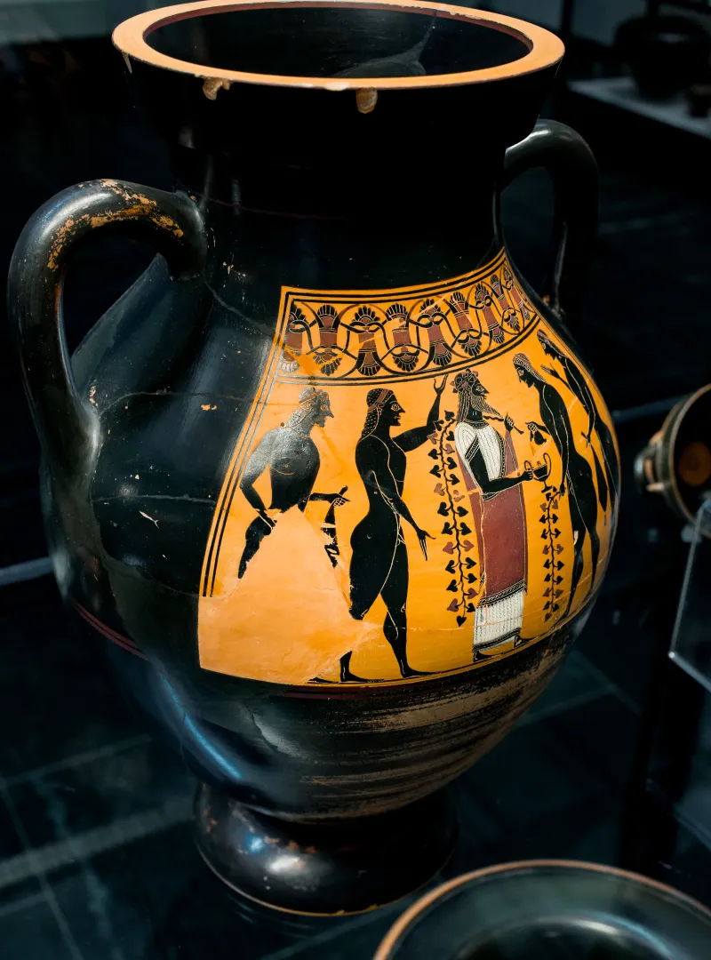 Amasis Painter - Abv 151 Extra - Menelaos Recovering Helena - Dionysos With Youths - München As 1383 - 