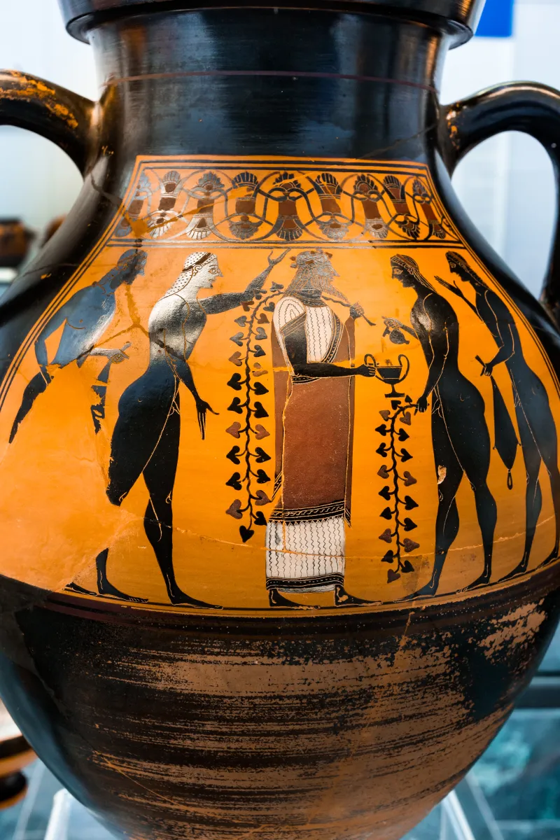 Amasis Painter - Abv 151 Extra - Menelaos Recovering Helena - Dionysos With Youths - München As 1383 - 