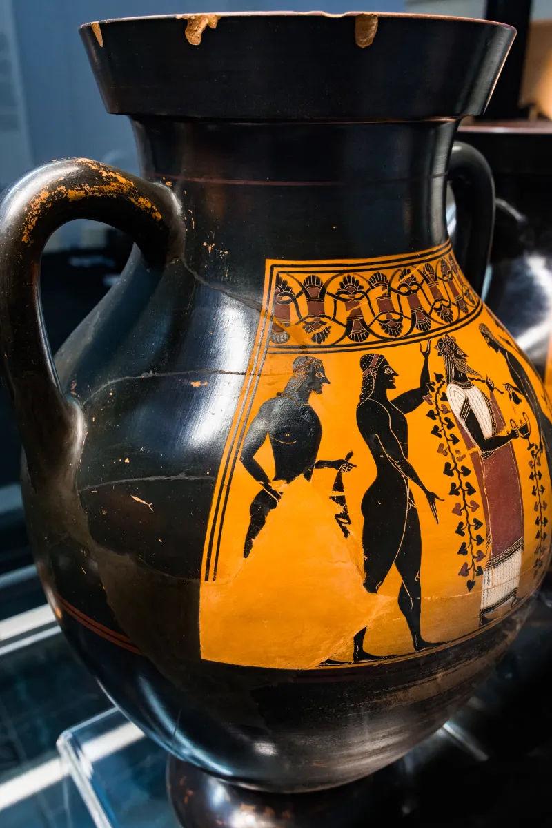 Amasis Painter - Abv 151 Extra - Menelaos Recovering Helena - Dionysos With Youths - München As 1383 - 