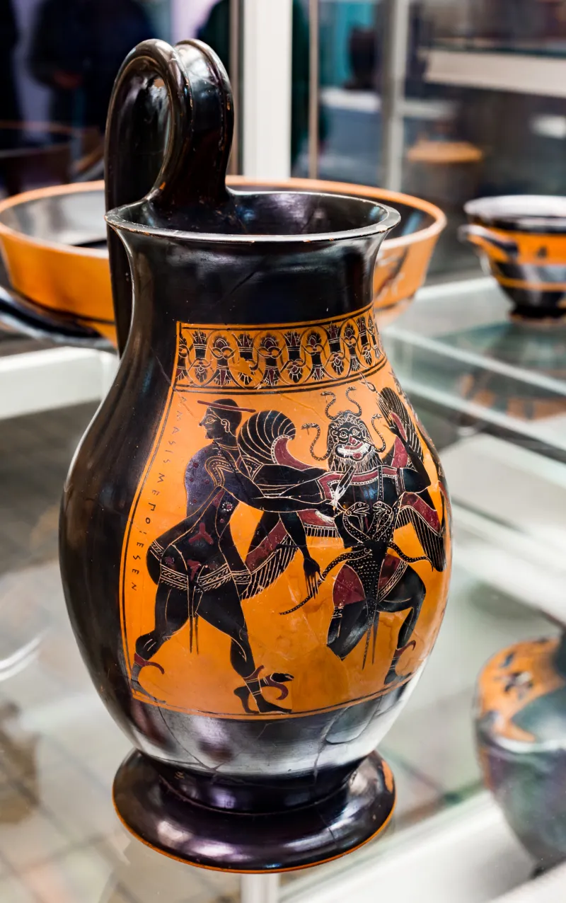 Amasis Painter - Abv - Perseus Killing Medusa - London Bm 1849-0620-5 - 
