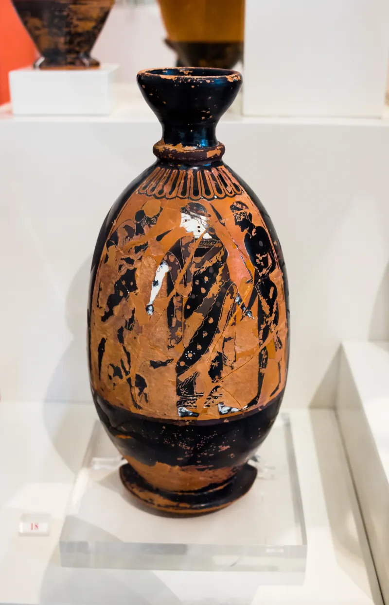 Amasis Painter - Abv 155 62 - Theseus And Peirithoos Abducting Helena - Athens Nm 